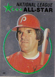 1982 Topps Baseball Stickers     121     Pete Rose FOIL